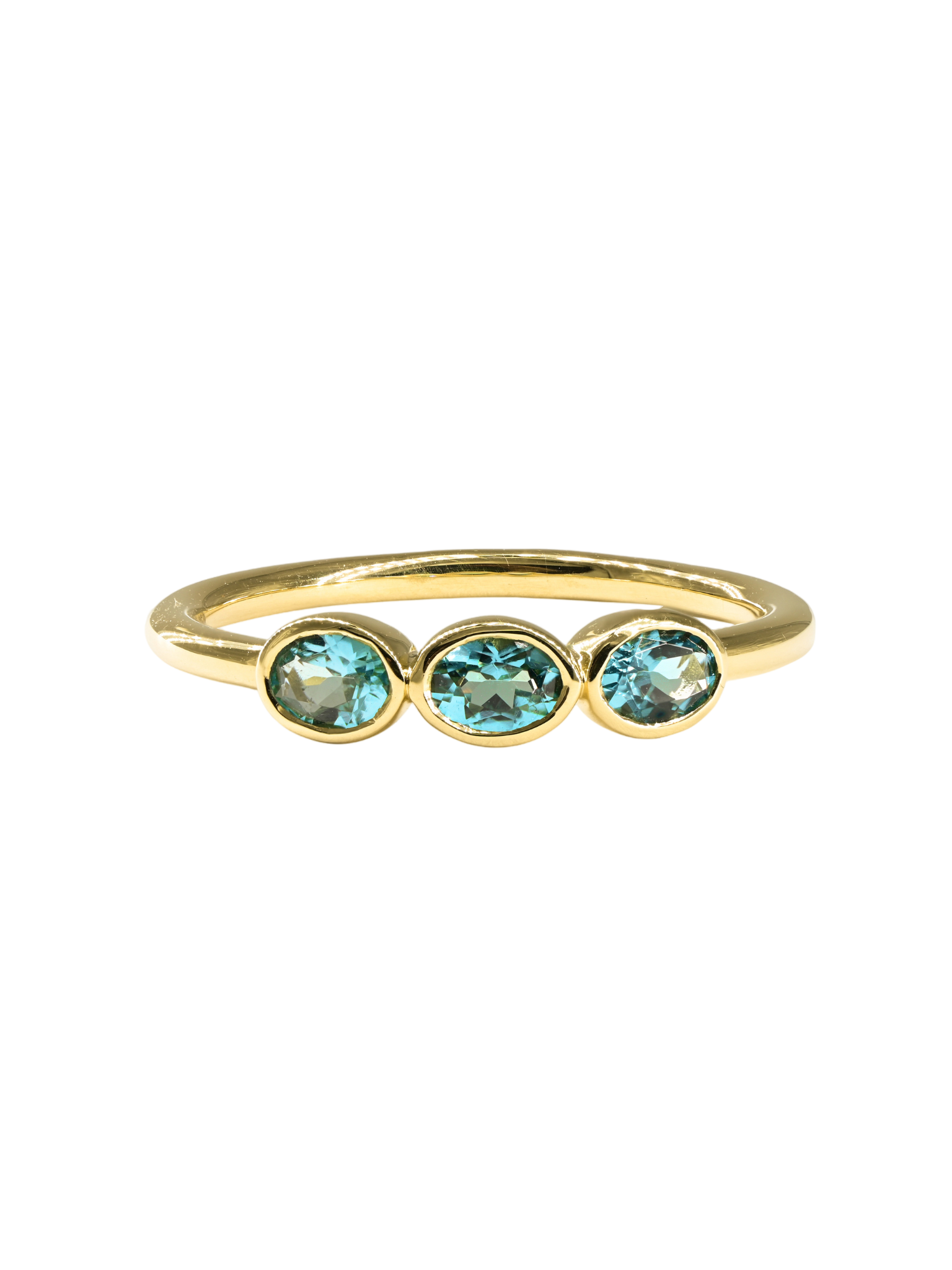 Valentine trio turquoise ring